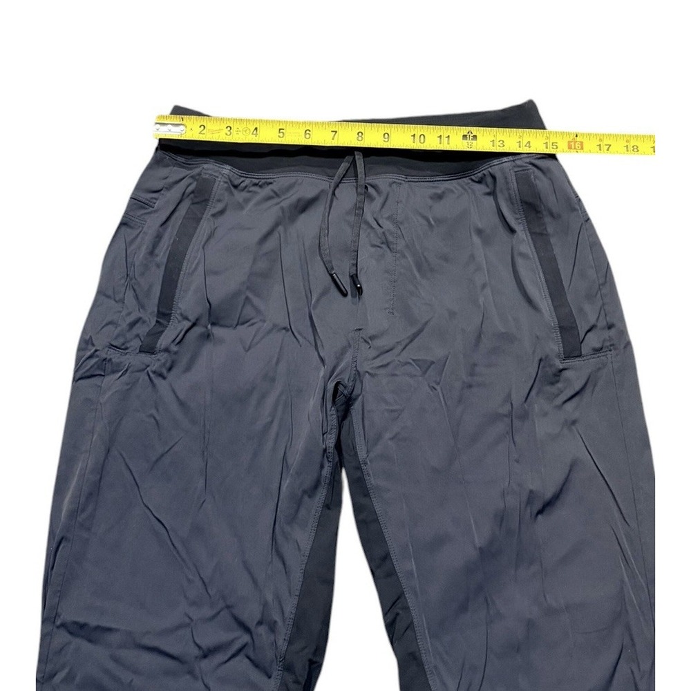 Lululemon Pants Men Medium Black Great Wall Performance Jogger Stretch Travel - Picture 6 of 9